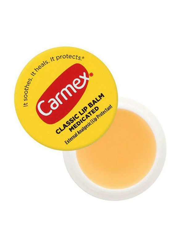 Carmex Classic Medicated Lip Balm, 7.5ml, Yellow