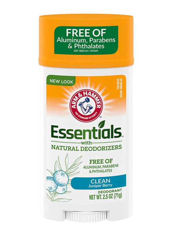 

Arm & Hammer Essentials Clean Juniper Berry Natural Deodorant, 71gm