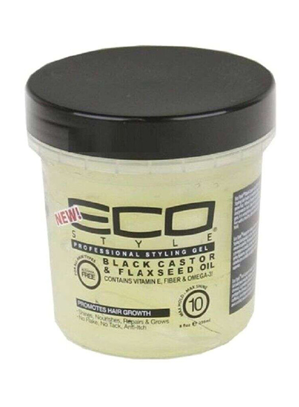 

Eco Styler Eco Style Black Castor & Flaxseed Oil Styling Gel for All Hair Types, 236ml
