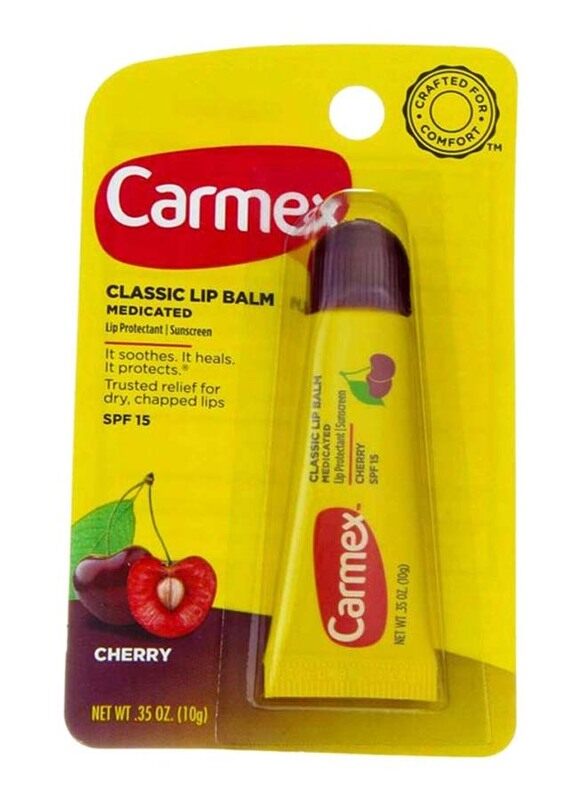 

Carmex Fresh Cherry Medicated Classic Lip Balm, 10g
