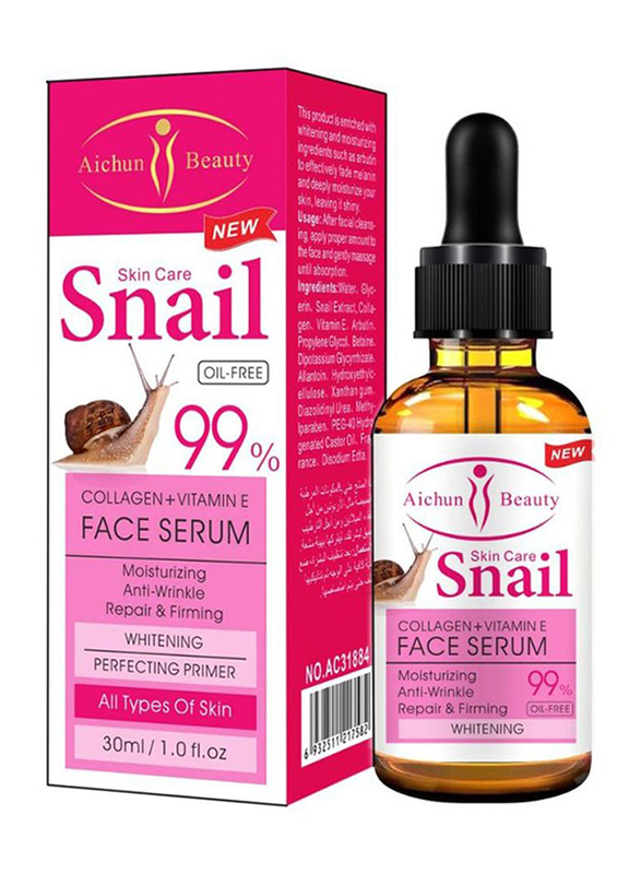 Aichun Beauty Snail Collagen Plus Vitamin E Moisturizing Face Serum, 30ml