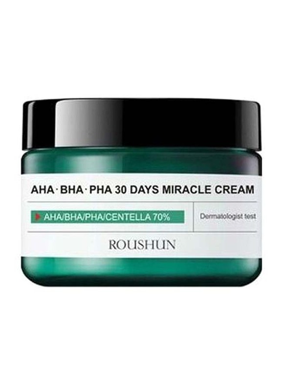 Roushun AHA.BHA.PHA Tea Tree Miracle Cream, 60g