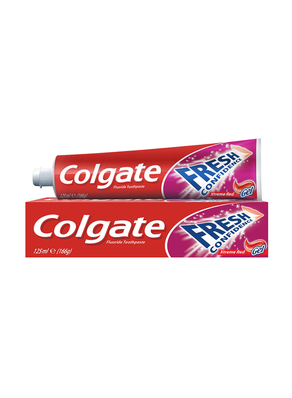Colgate Fresh Confidence Xtreme Red Gel Toothpaste, 125ml