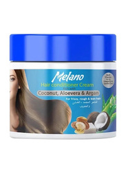 Melano Hair Conditioner Cream with Coconut, Aloe Vera & Argan, 400g