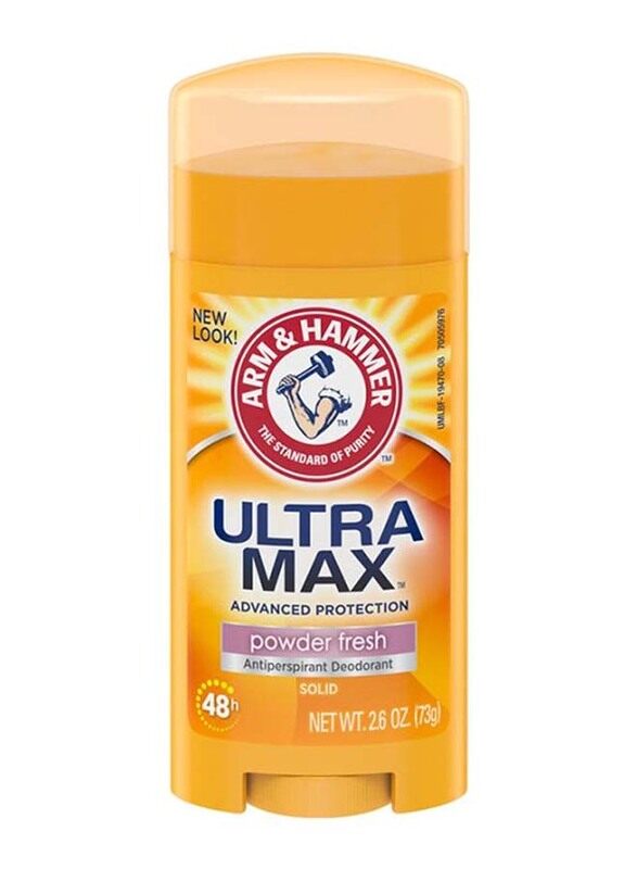 

Arm & Hammer Ultramax Antiperspirant Deodorant with Powder Fresh, 73g