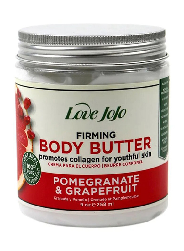 Love JoJo Firming Pomegranate and Grapefruit Body Butter Cream, 258ml