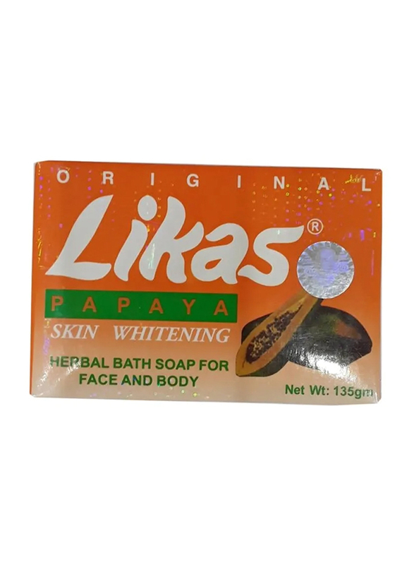 

Likas Papaya Skin Whitening Herbal Bath Soap, 135gm