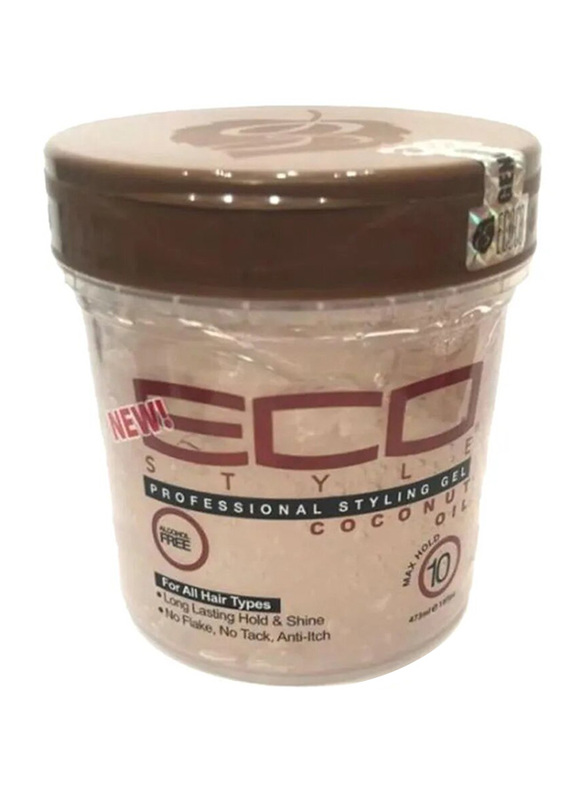 Eco Coconut Professional Styling Hair Gel, 473ml