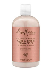 SheaMoisture Coconut and Hibiscus Curl and Shine Shampoo, 384ml