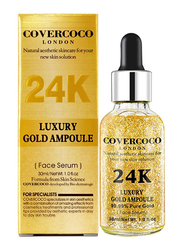 Covercoco London 24k Luxury Gold Ampoule Face Serum, 30ml