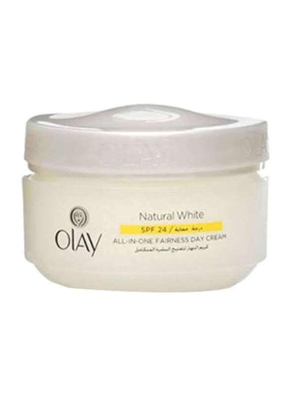 Olay Natural White All-In-One Fairness SPF24 Day Cream, 50g