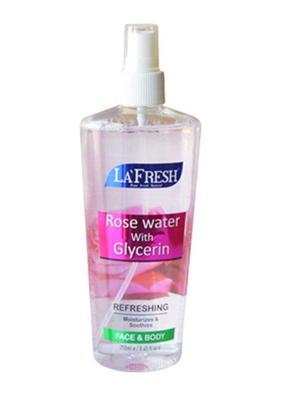 

La Fresh Rose Water with Glycerine, 250ml