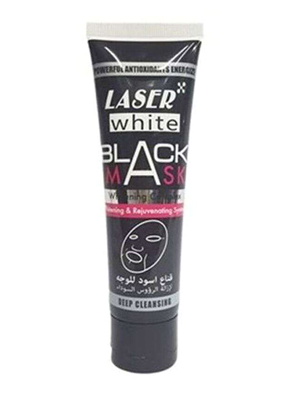 Laser White Black Skin Care Mask Face, 100ml