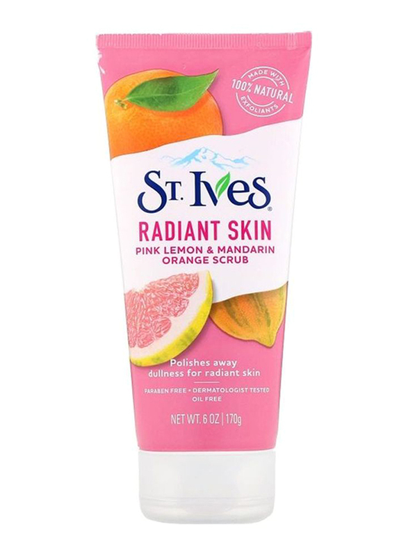 

St. Ives Pink Lemon & Mandarin Orange Radiant Skin Scrub, 170gm