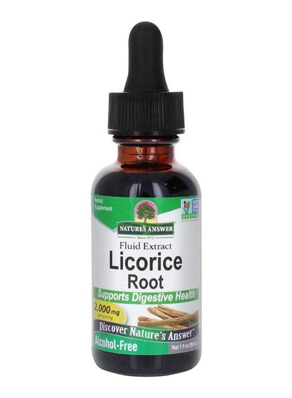 Nature Answer Licorice Root Herbal Supplement, 30ml