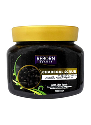 Reborn Beauty Charcoal Scrub with Skin Tonic, 500ml