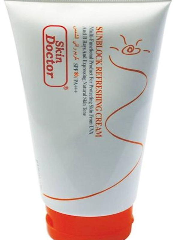 Skin Doctor Sunblock Refreshing SPF 80 Sunscreen, 150g