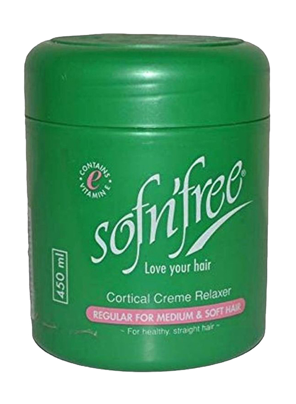 Sofn'free Cortical Creme Relaxer for All Hair Types, 450ml