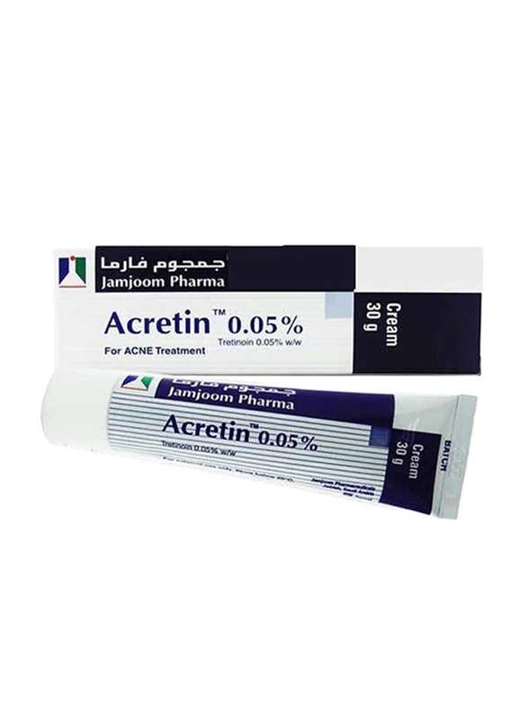 Jamjoom Pharma Acretin 0.05% Acne Treatment Cream, 30gm