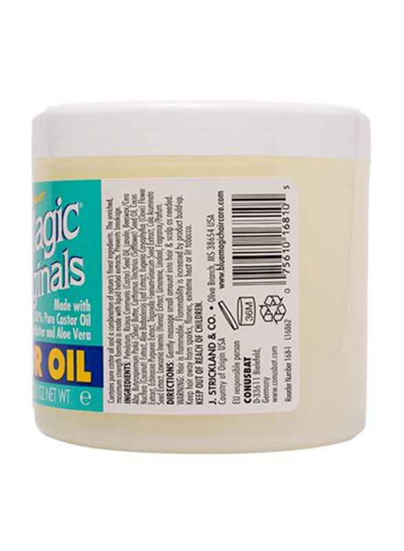 Blue Magic Organics Castor Oil Hair & Scalp Conditioner for All Hair Types, 12oz