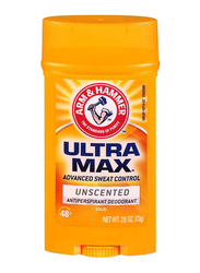 Arm & Hammer Ultra Max Unscented Antiperspirant Deodorant, 73gm