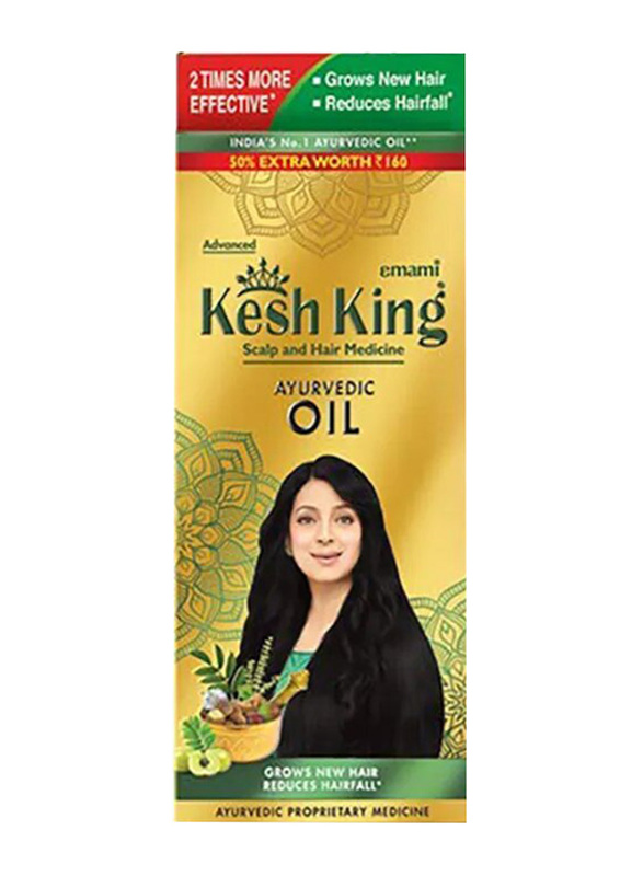 Kesh King Ayurvedic Scalp and Hair Oil for All Hair Types, 300ml