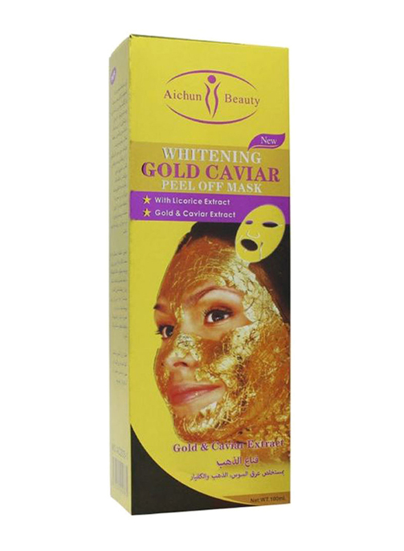 Aichun Beauty Whitening Gold Caviar Peel Off Face Mask, 100ml