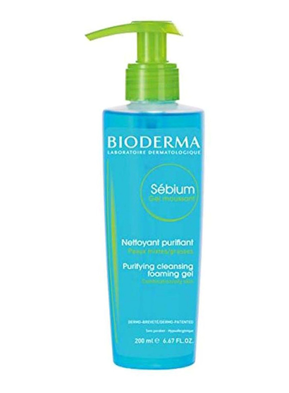 Bioderma Sebium Moussant Purifying Foaming Gel, 200ml