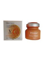 Disaar Beauty Vitamin C Waterproof Whitening Foundation, 50gm, Clear