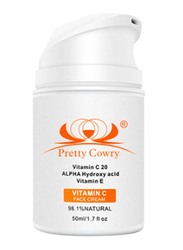 Pretty Cowry Vitamin C 20 Alpha Hydroxy Acid & Vitamin E Face Cream, 50ml