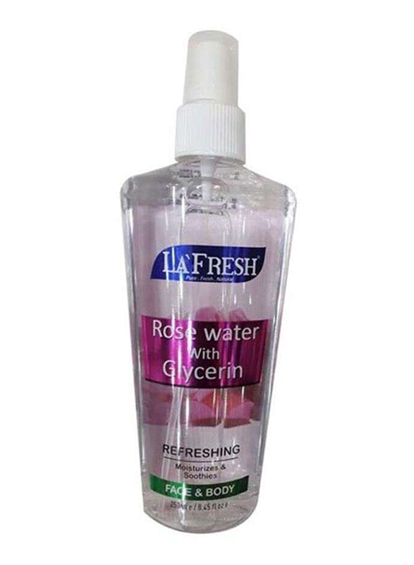 La fresh Rose Water with Glycerine Face Mist, 125ml