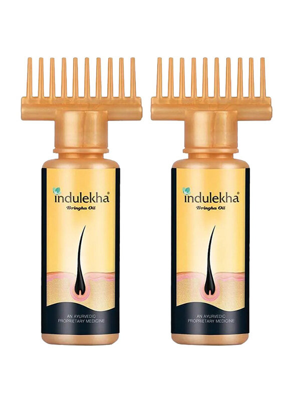 

Indulekha Bringha Hair Oil Set for All Hair Types, 100ml, 2 Pieces