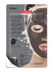Purederm Black Food Recipe Mg: Gel Mask, 23gm