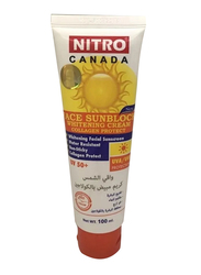 Nitro Canada Face Sunblock Whitening Cream, 100ml