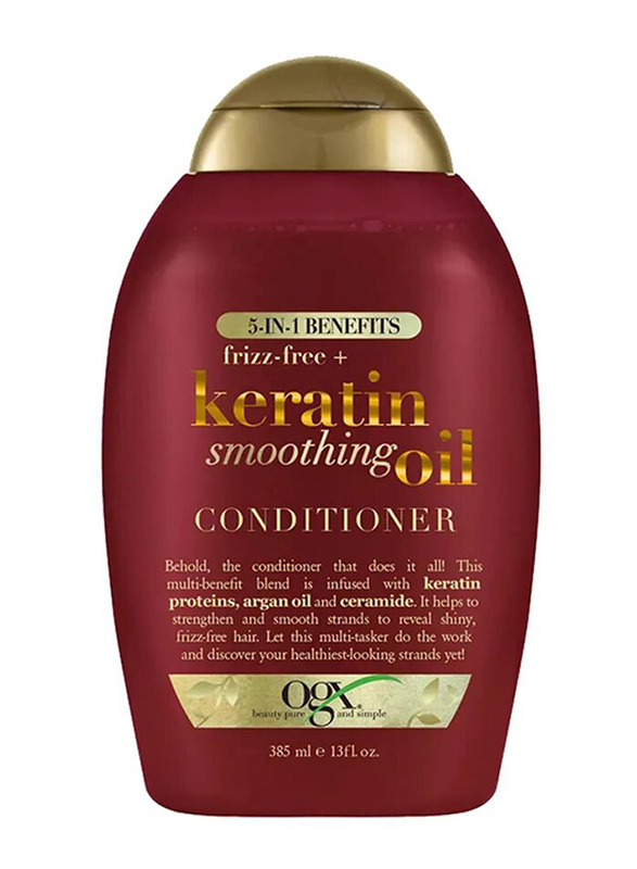 Ogx Keratin Smoothing Oil Conditioner, 385ml