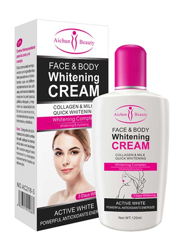 Aichun Beauty Face and Body Whitening and Moisturizing Cream, 120ml