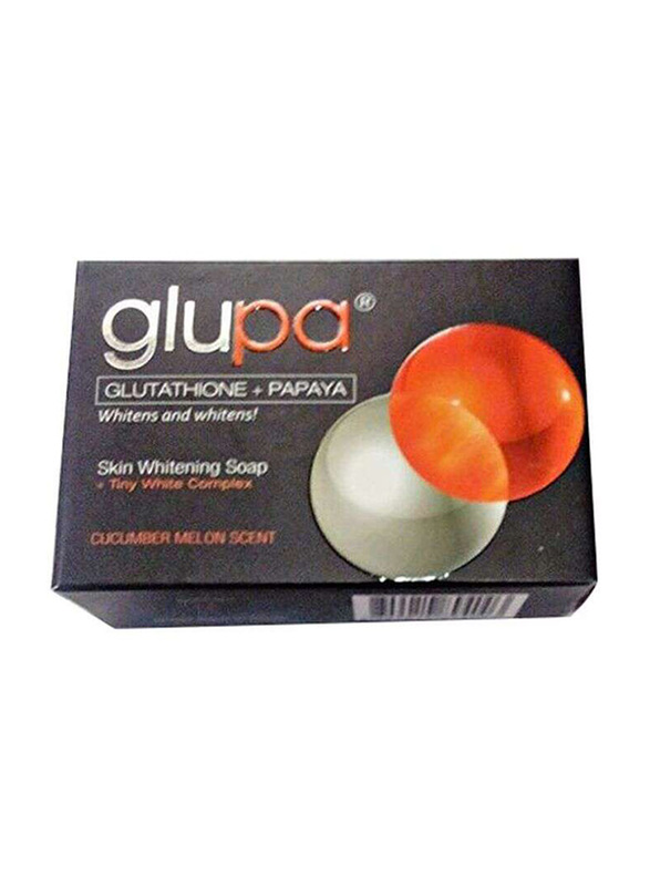 Glupa Glutathione & Papaya SPF15 Skin Whitening Soap Bar, 135gm