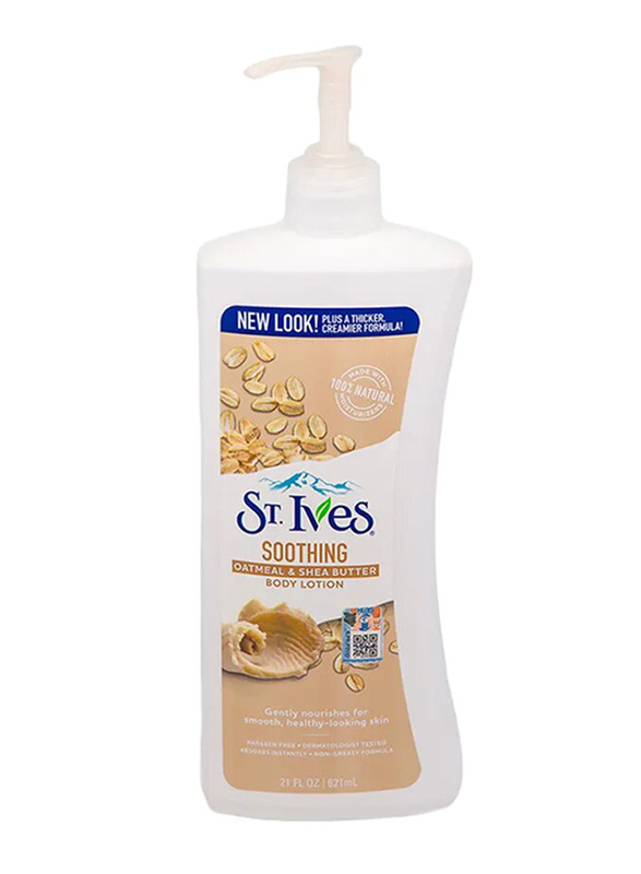 

St. Ives Soothing Oatmeal And Shea Butter Body Lotion, 621ml