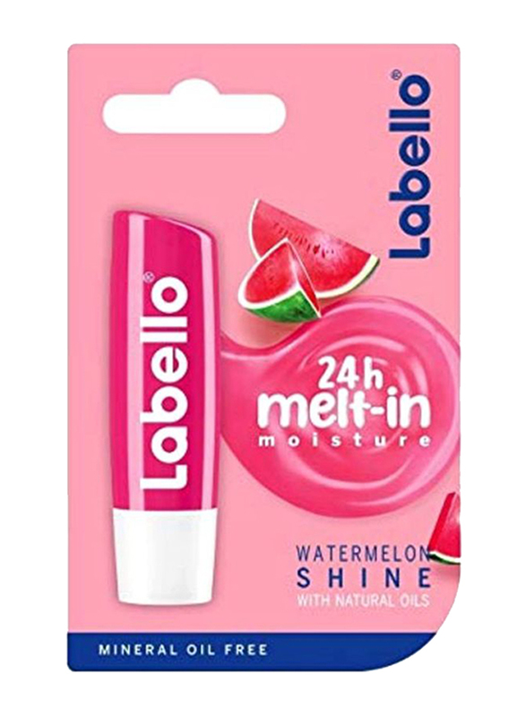 Labello Watermelon Shine Lip Balm, 4.8gm, Pink