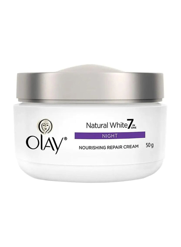 Olay Natural White All-In-One Fairness Night Cream, 50gm