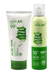 Love Jojo Aloe Vera Facial Scrub Gel & Moisturizing Spray, 2 Pieces