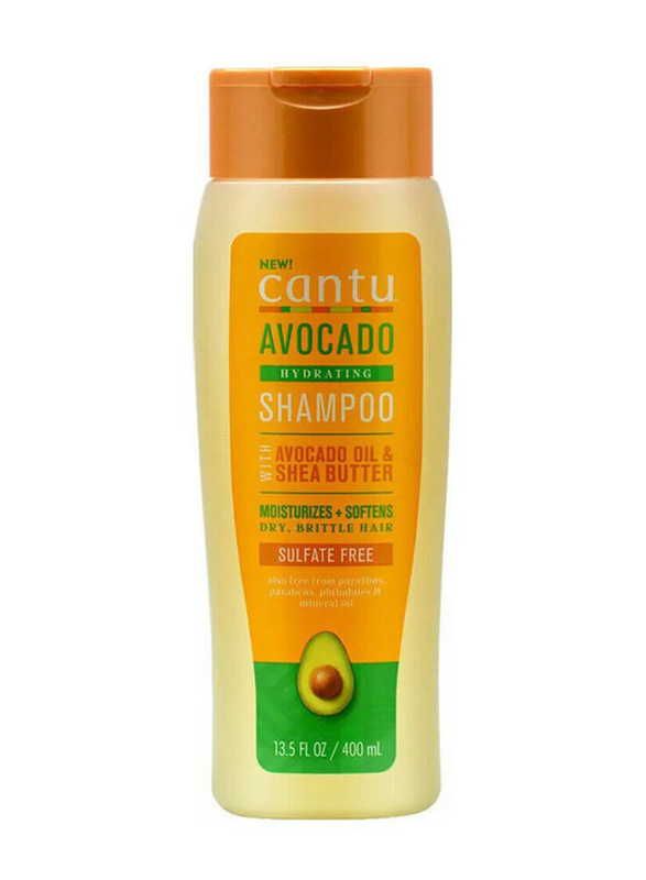 Cantu Avocado Oil Shea Butter Shampoo for Dry Hair, 400ml