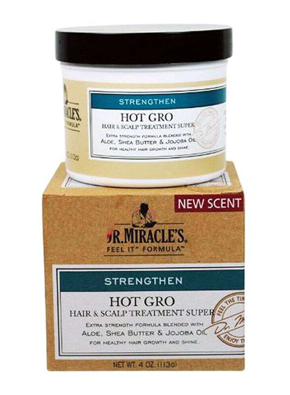 

Dr. Miracle's Hot Gro Hair and Scalp Treatment for All Hair Types, 113gm