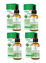 Aichun Beauty Aloe Vera Moisturizing and Oil Control Face Serum Set, 4 Pieces, 30ml