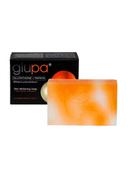 Glupa 4-Pieces Glutathione And Papaya Skin Whitening Soap Set, 135g