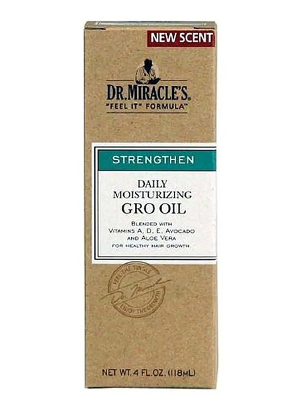 Dr. Miracle's Aunt Jackie's Daily Moisturizing Gro Oil, 118ml