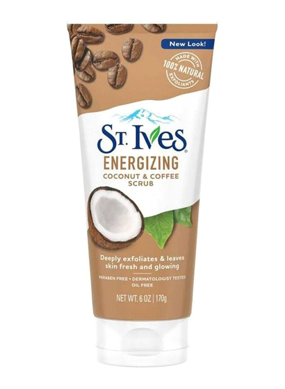 St. Ives Energizing Coconut & Coffee Scrub, 170g