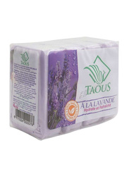 Taous Lavender Fragrance Beauty Soap Bar, 125gm, 4 Pieces