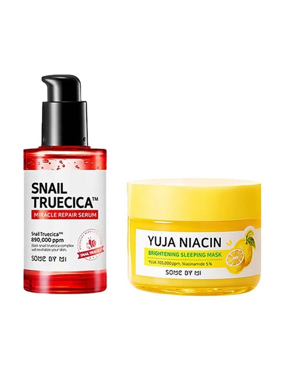 Some By Mi Snail Truecica Miracle Serum with Yuja Niacin Brightening Sleeping Mask, 500g