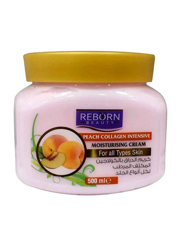 Reborn Beauty Peach Collage Intensive Moisturising Cream, 500ml